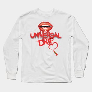 Universal Drip Fashion Lips Long Sleeve T-Shirt